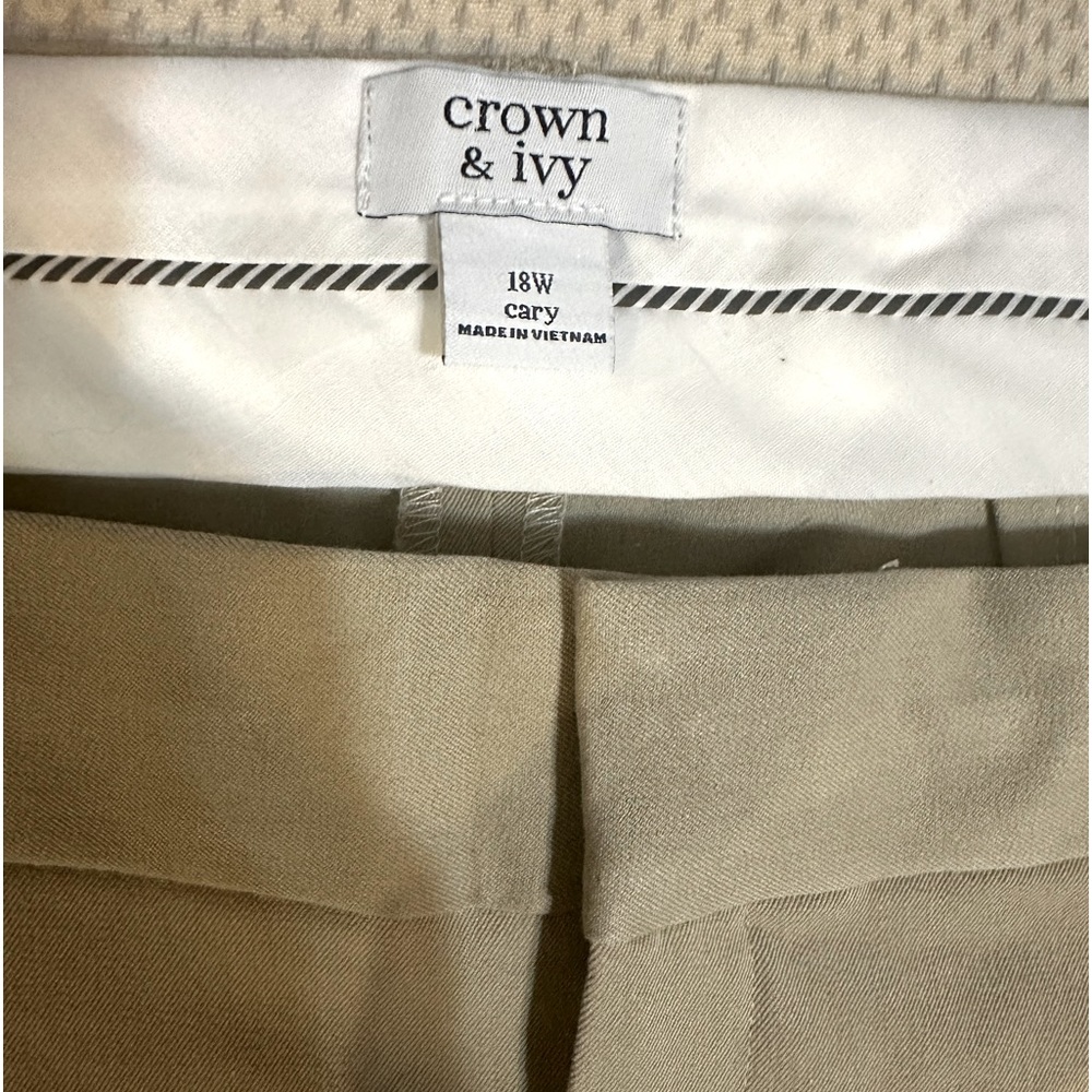 Crown & Ivey 18W Cary Women’s Dress Pants